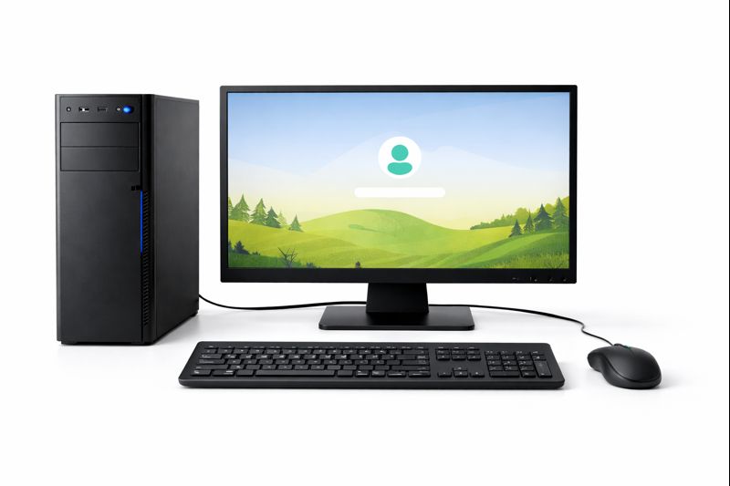 Ordinateur de bureau classique