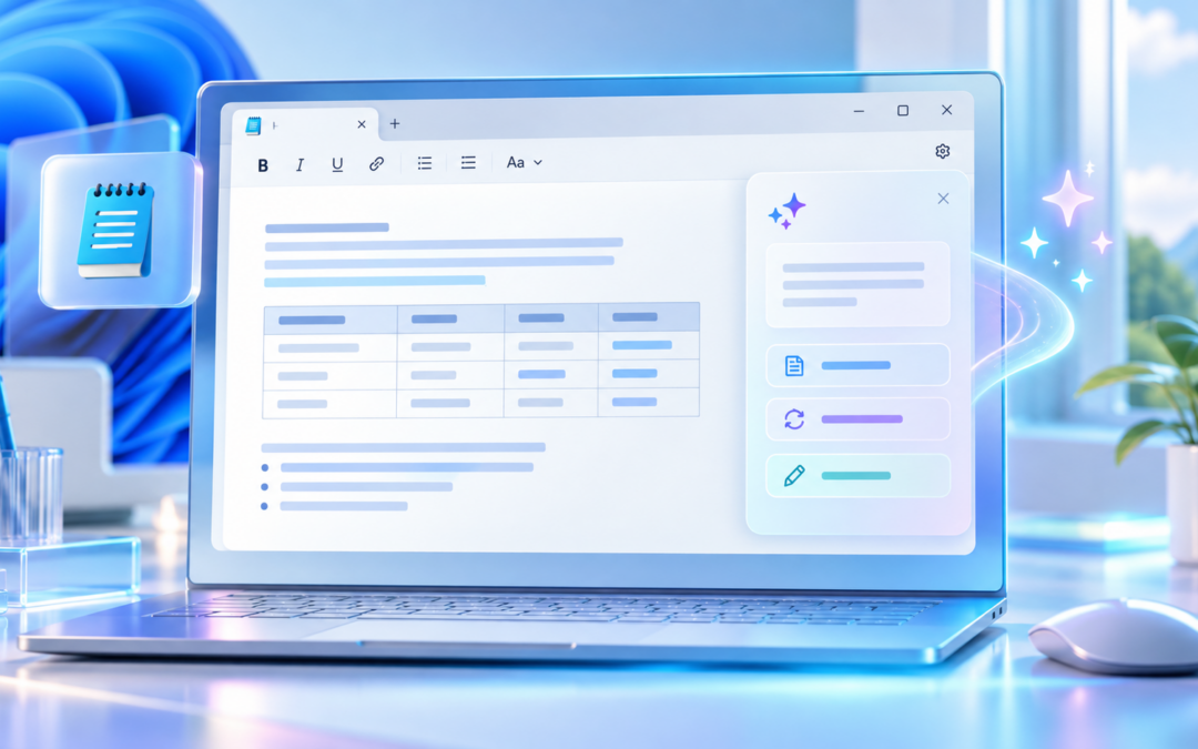 Windows 11 : le Bloc-notes devient enfin vraiment pratique pour toute la famille