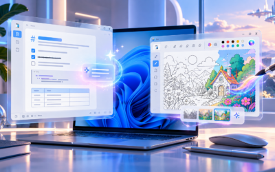 Windows 11 : Bloc-notes se modernise et Paint devient plus créatif grâce à l’IA