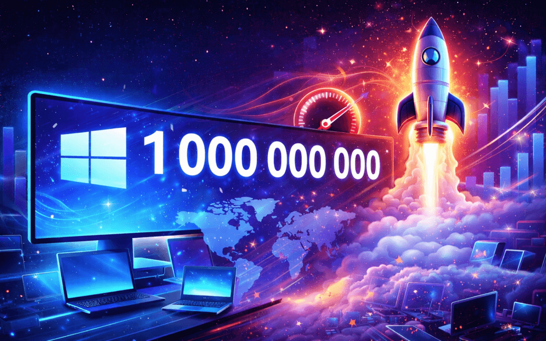 Windows 11 atteint le milliard d’utilisateurs en 4 ans (plus vite que Windows 10 !)