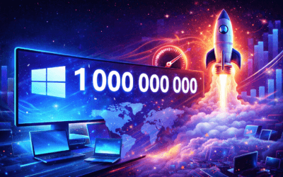 Windows 11 atteint le milliard d’utilisateurs en 4 ans (plus vite que Windows 10 !)