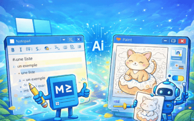 Windows 11 : le Bloc-notes gagne la mise en forme, Paint boosté par l’IA