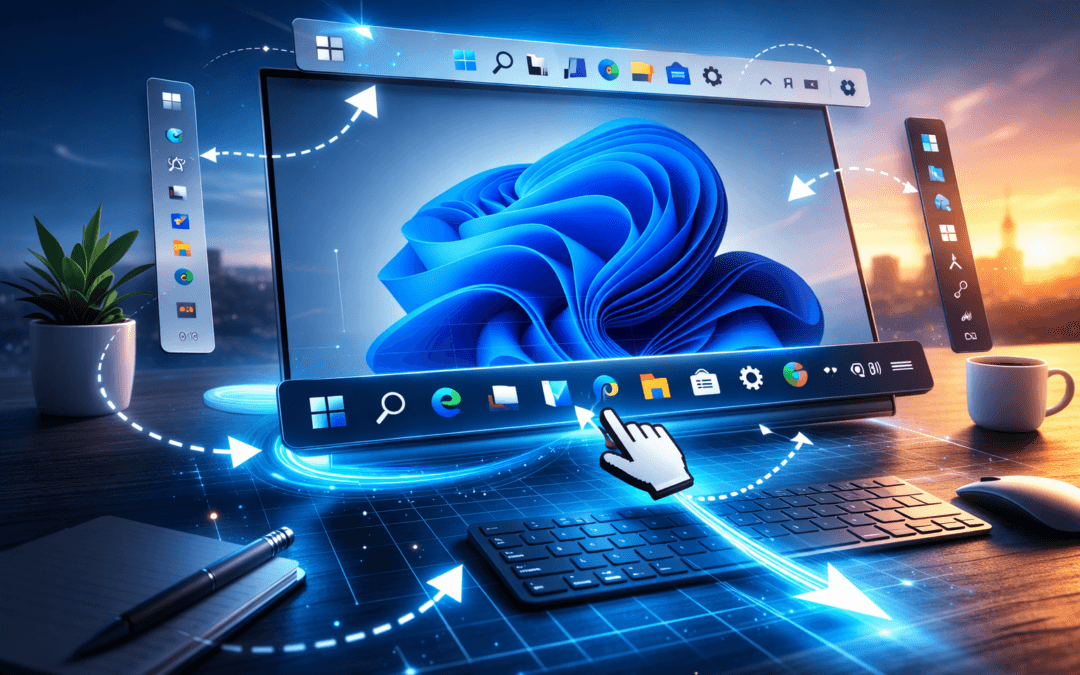 Windows 11 lâche enfin prise : vous pourrez (re)bouger la barre des tâches !