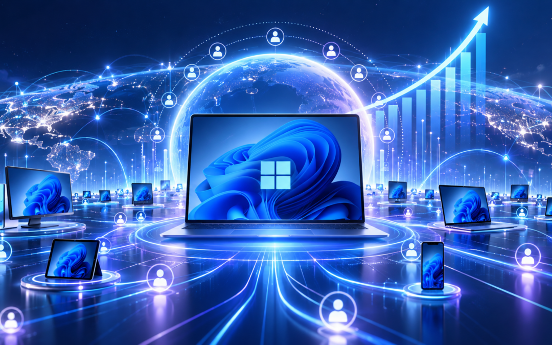 Windows 11 dépasse le milliard d’utilisateurs : que signifie vraiment ce cap en 2026 ?