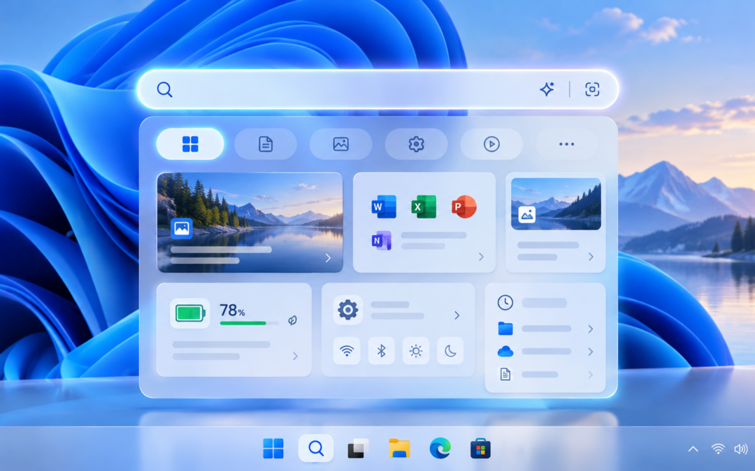 Windows 11 : la recherche devient un véritable centre d’actions